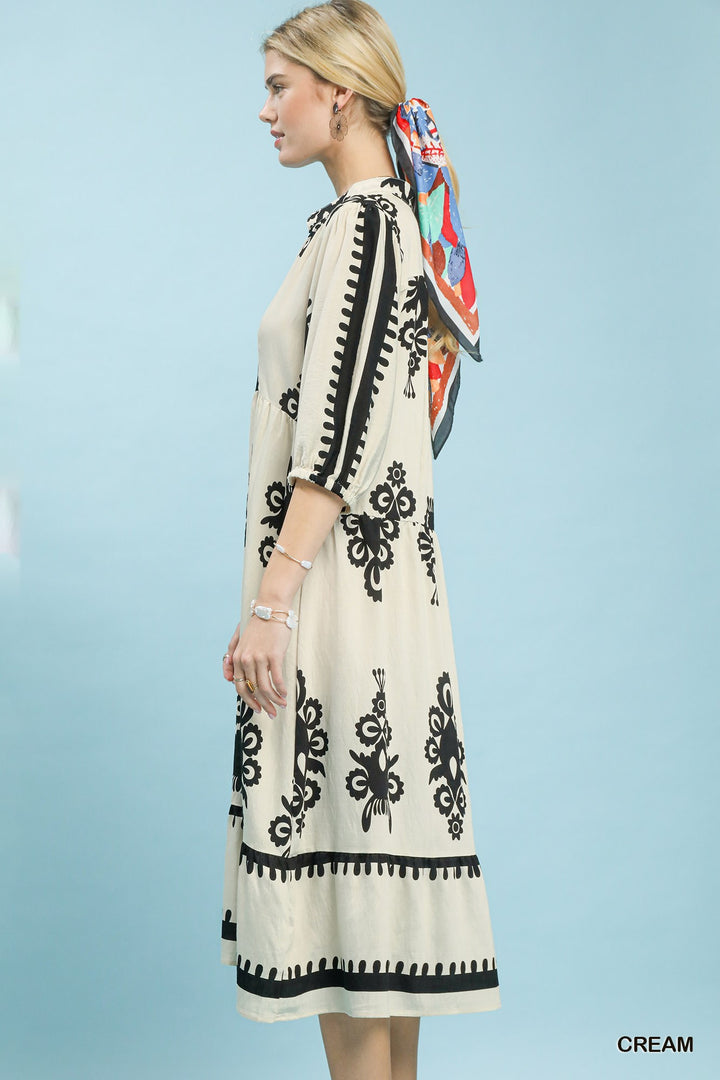 Canvas &amp; Charcoal Dress