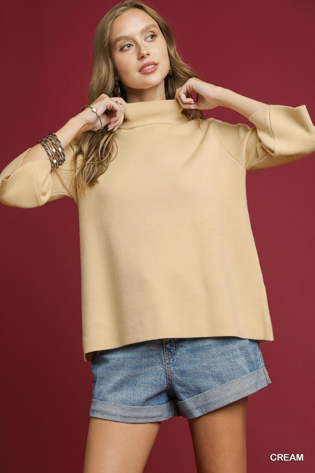 Homestead Haven Mock Neck Top