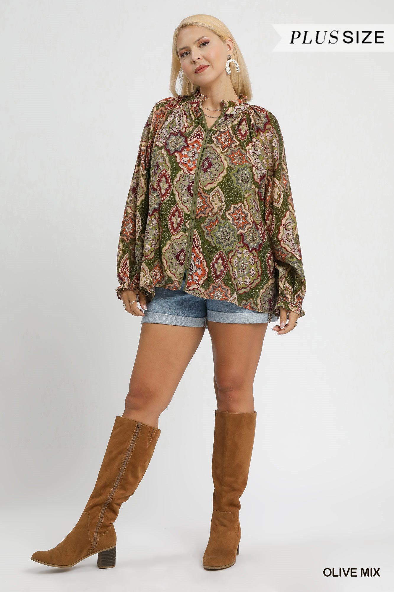 Olive Dance Blouse