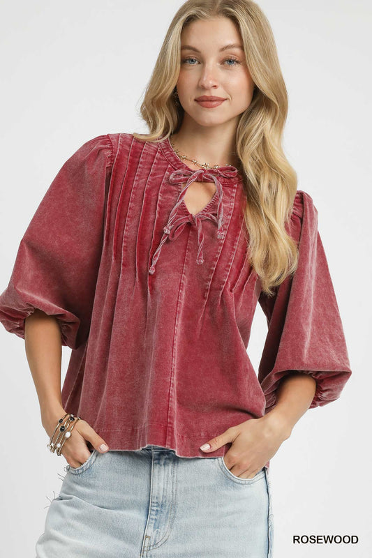 Corduroy Rosewood Top