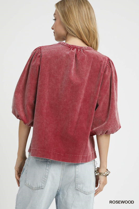 Corduroy Rosewood Top