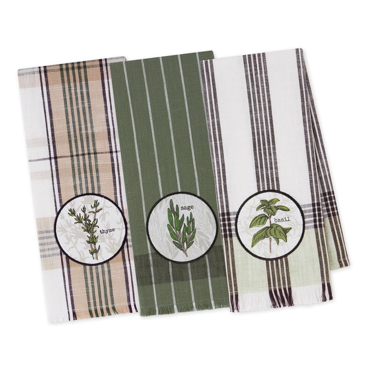 Basil Herb Kitchen Towel