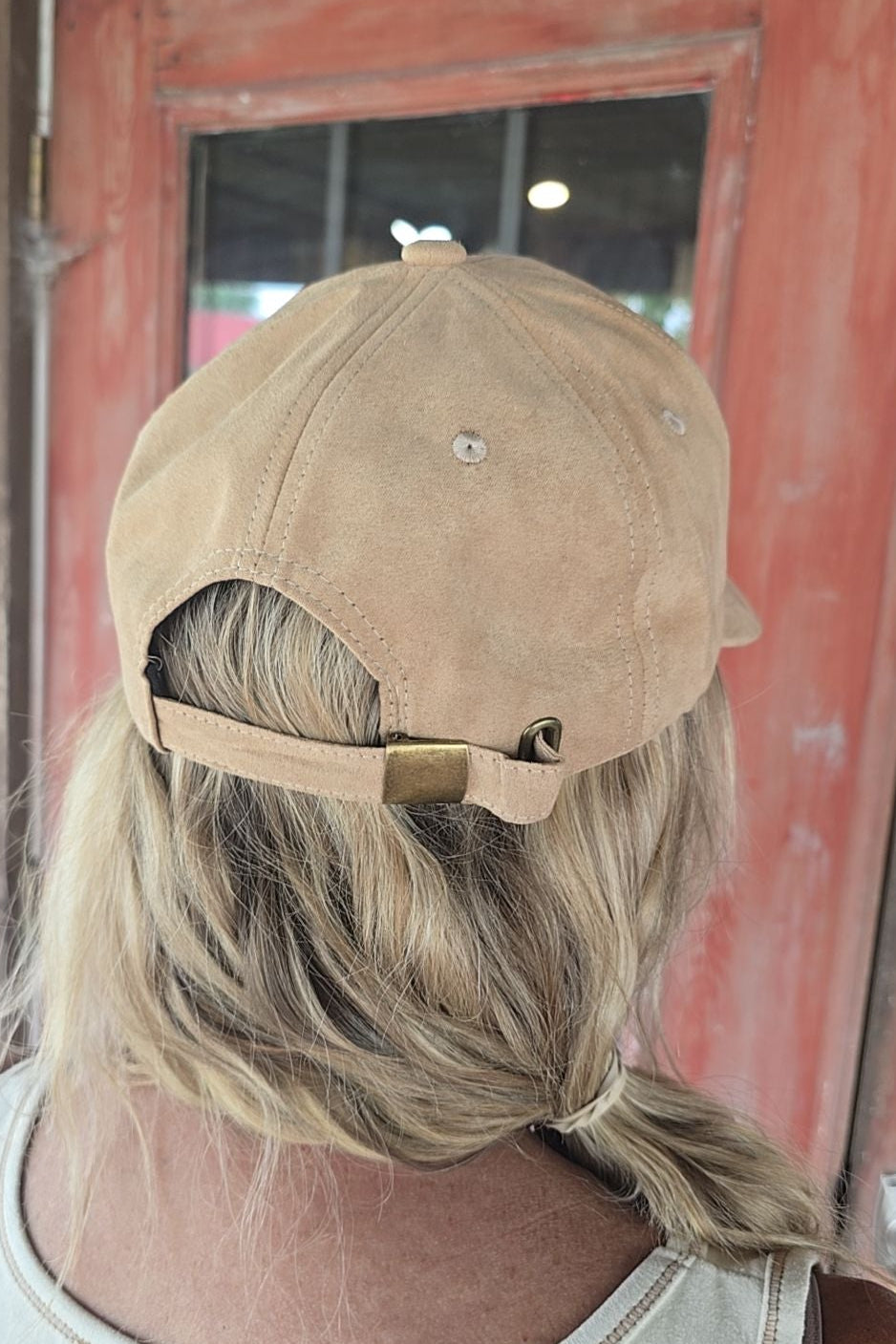 Sandstone Suede Baseball Cap