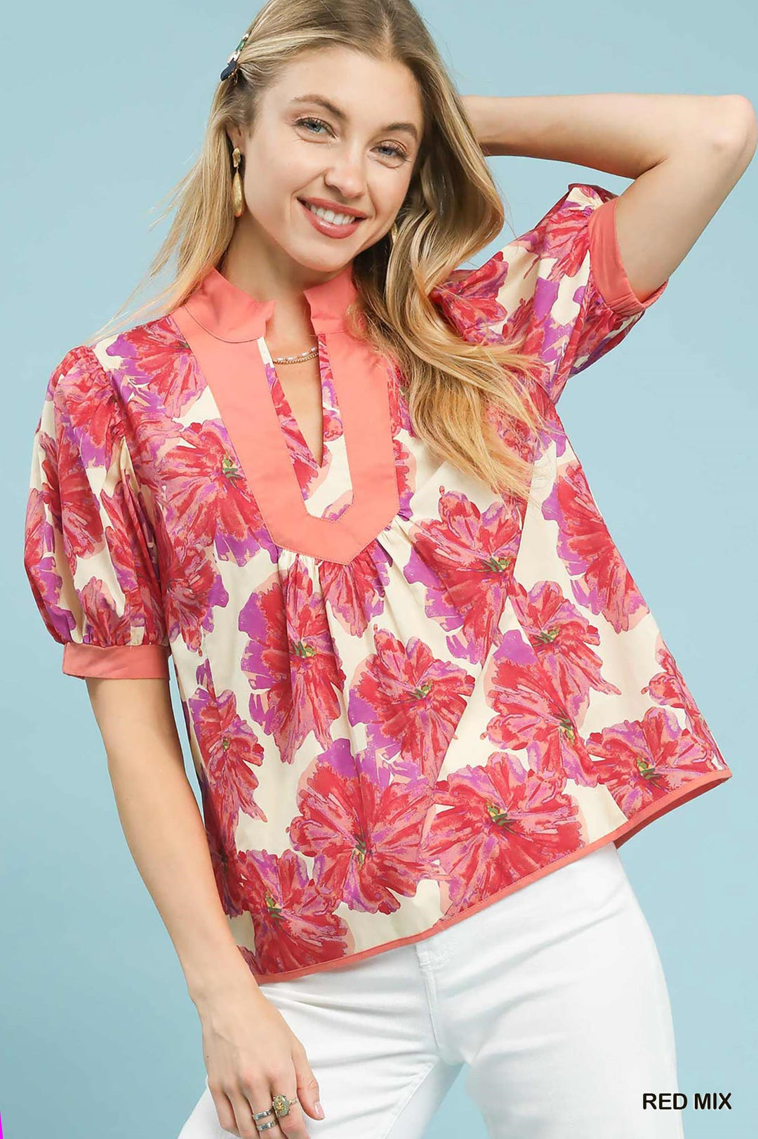 Petals In Pink Blouse