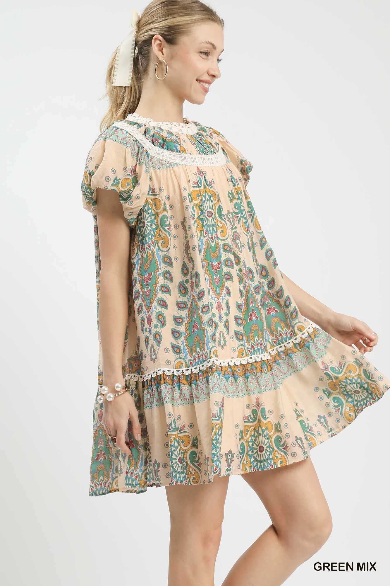 Gypsy Canvas Mini Dress