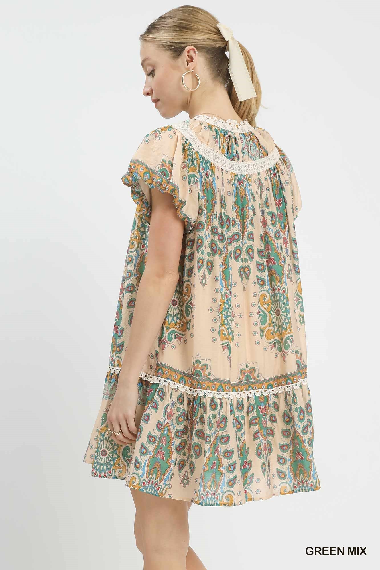 Gypsy Canvas Mini Dress