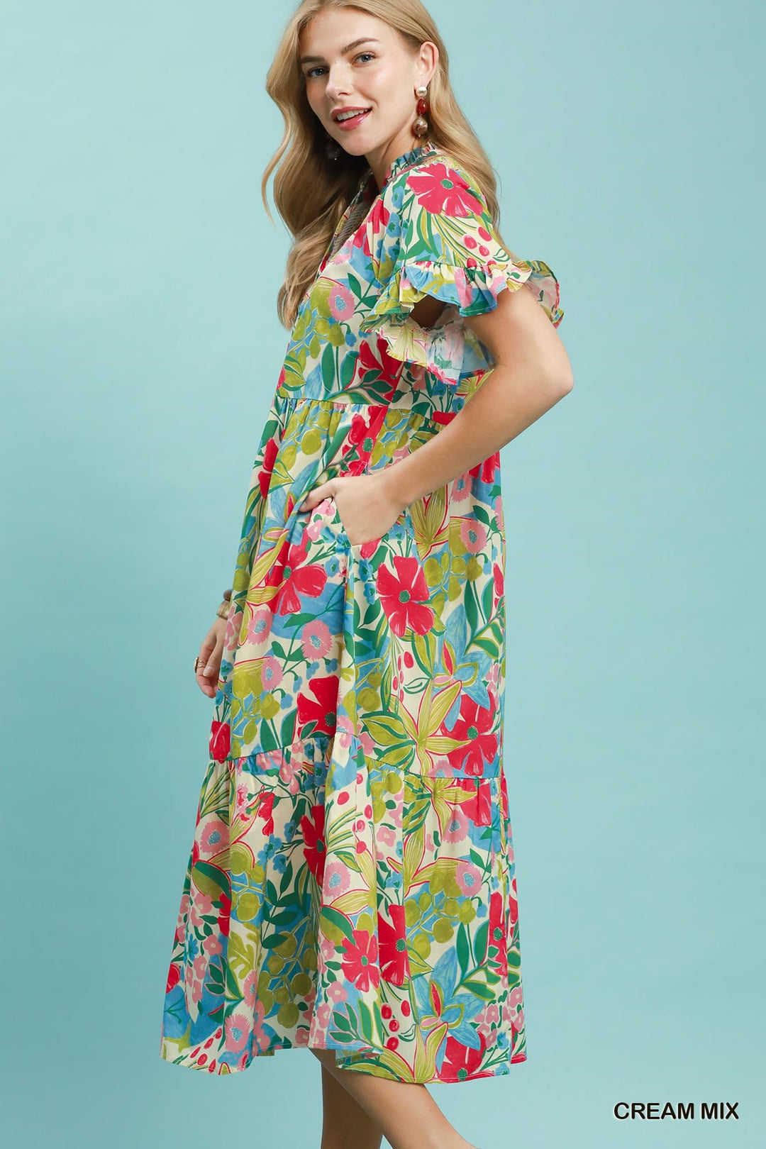 Bloom Burst Cotton Dress