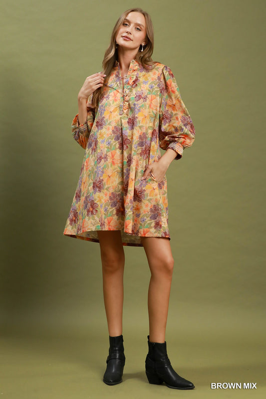 Crimson Maple Dress