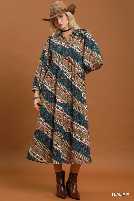 Mystic Jungle Maxi Dress