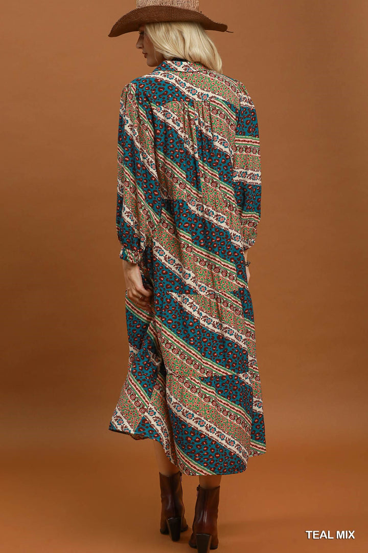 Mystic Jungle Maxi Dress
