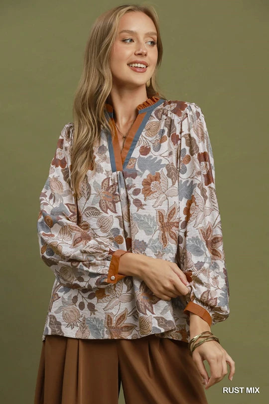 Chestnut Charm Blouse