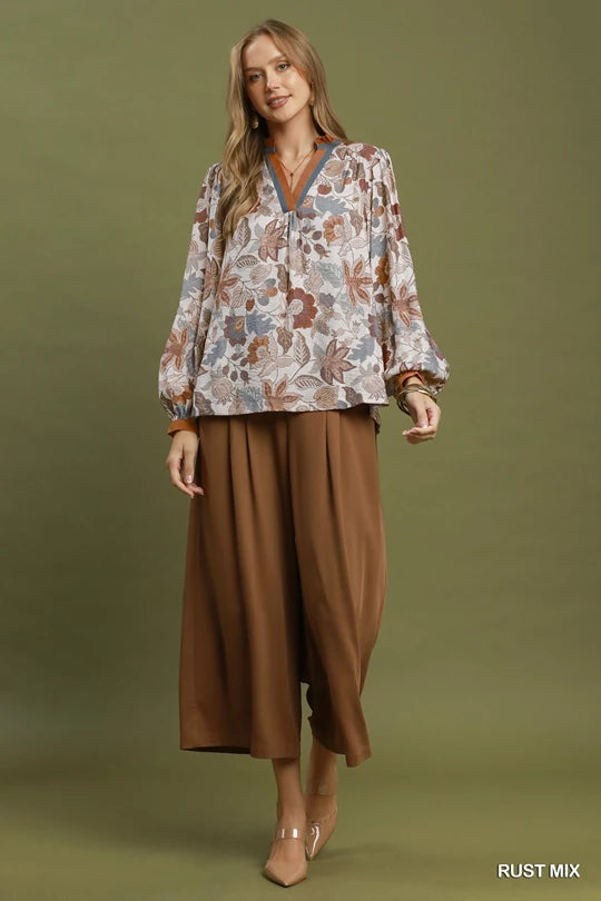 Chestnut Charm Blouse