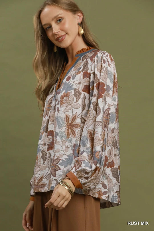Chestnut Charm Blouse