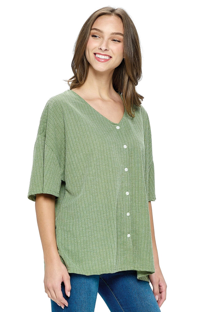 Cloverfield Button Down Blouse