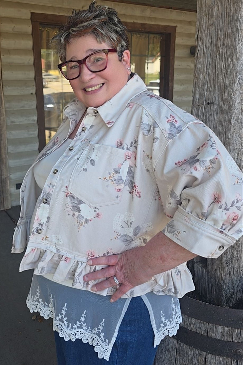 Floral Haven Jacket