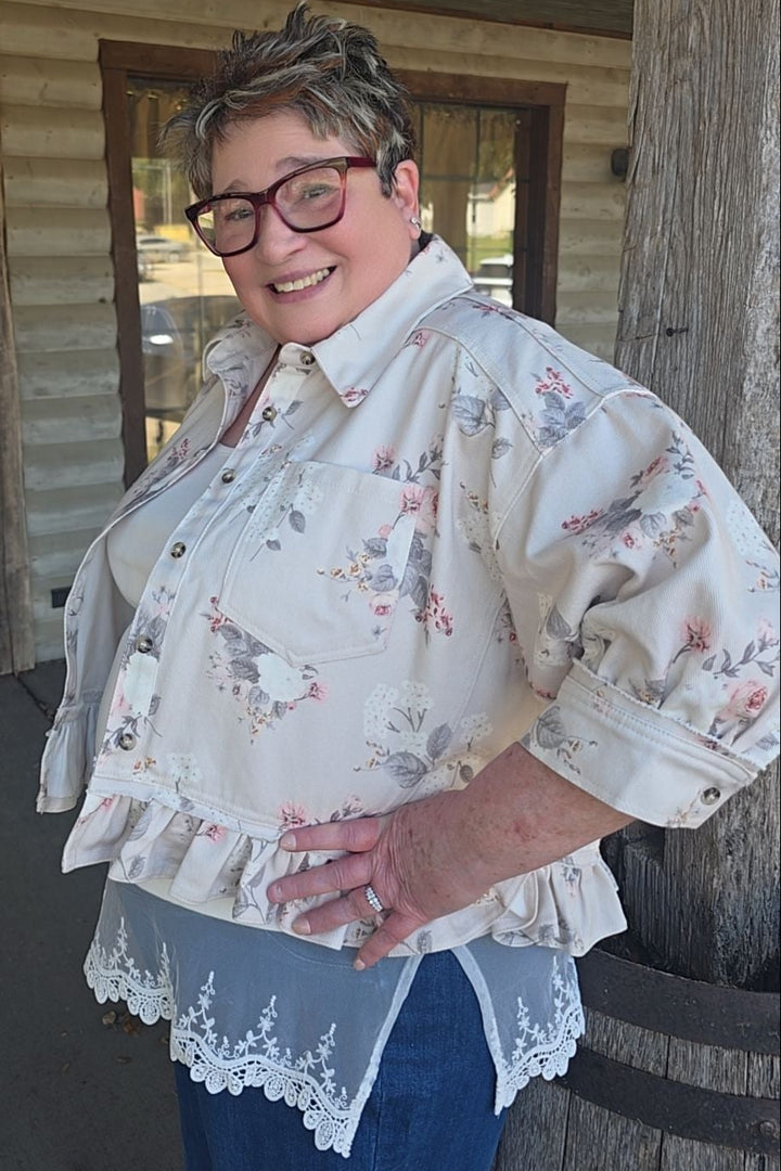 Floral Haven Jacket