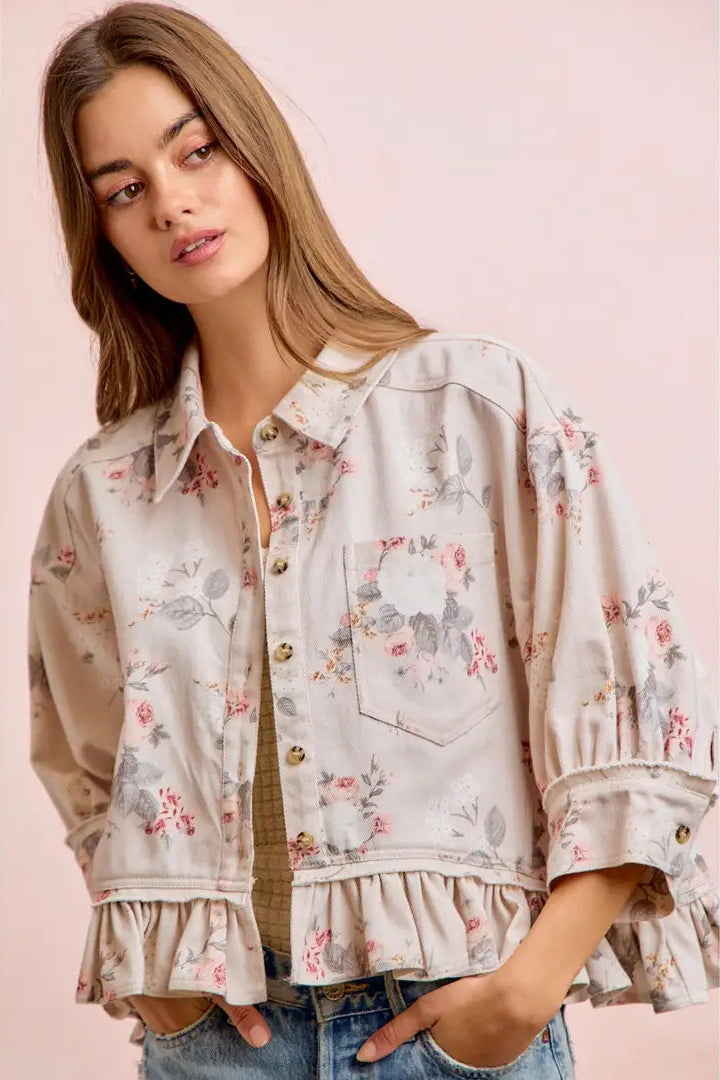 Floral Haven Jacket