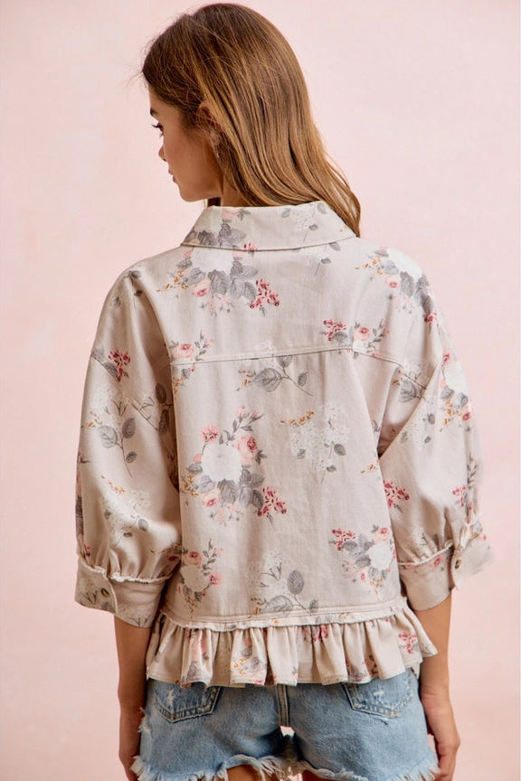Floral Haven Jacket