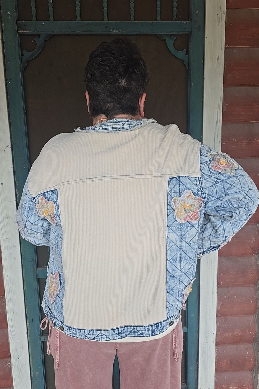 Oatmeal And Denim Jacket