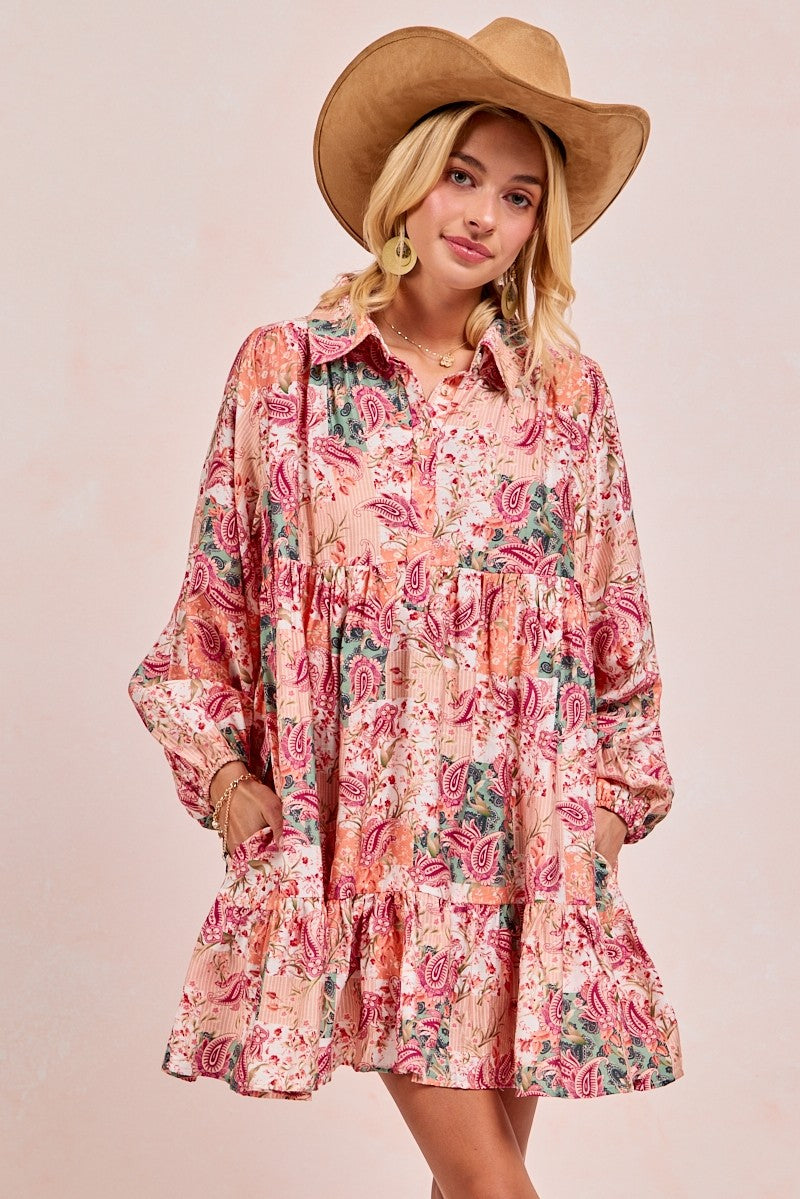 Aspen Fern Paisley Dress