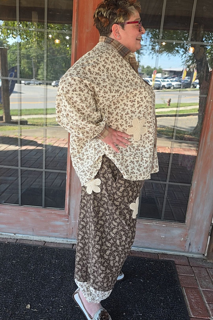 Heritage Petal Patchwork Pants