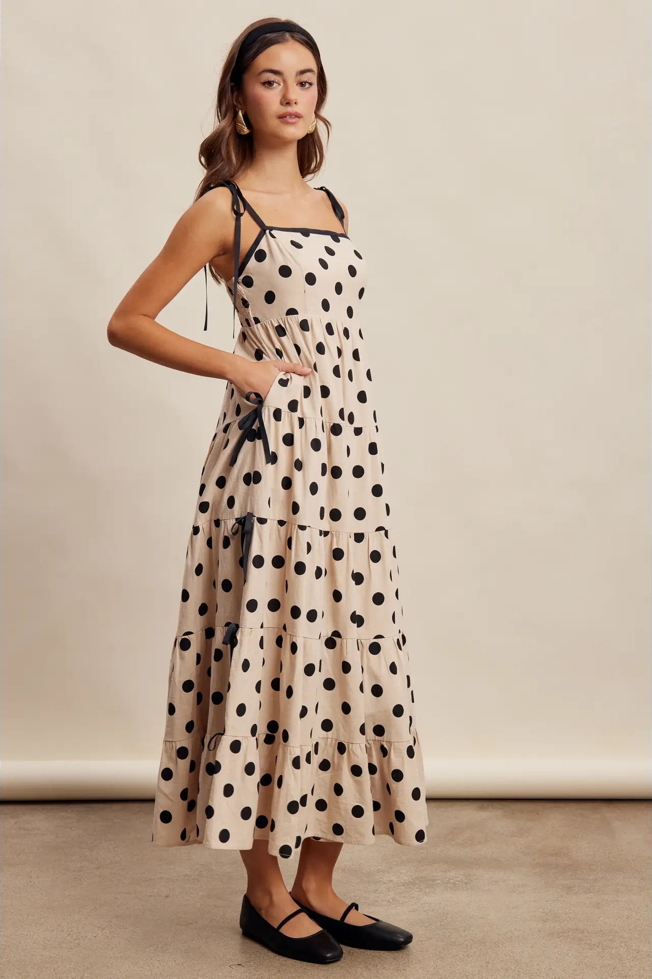Bistro & Bows Polka Dot Sundress