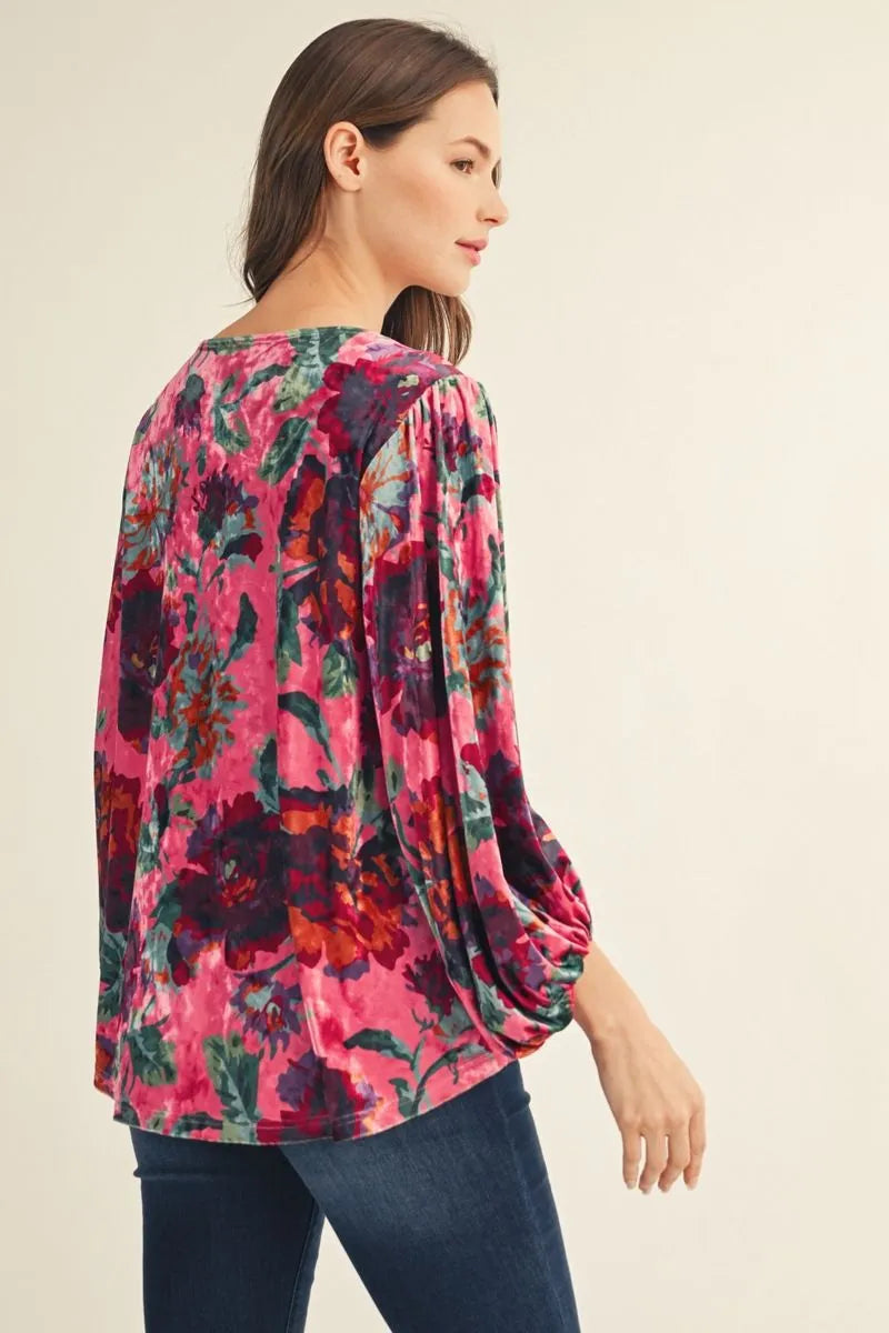 Prairie Bloom Pink Blouse