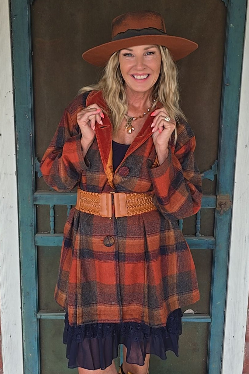 Rustic Ember Coat by April Cornell