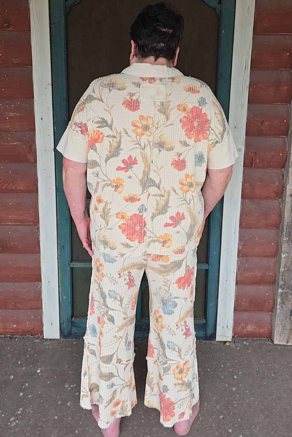 Flower Market Amber Waffle Pants