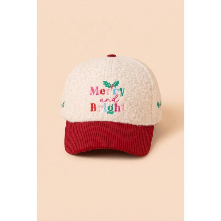 Merry And Bright Baseball Cap