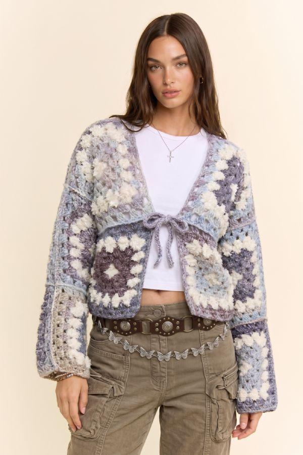 Vintage Violet Cardigan