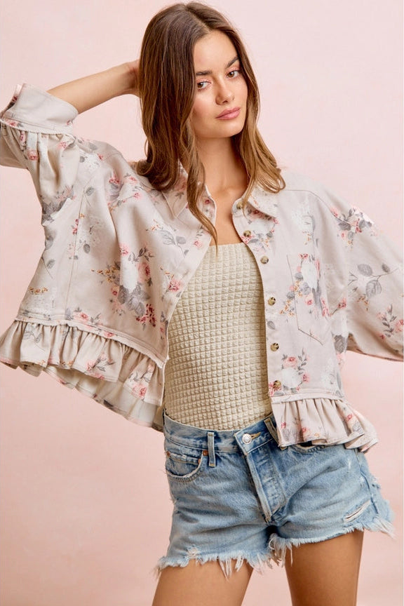 Floral Haven Jacket