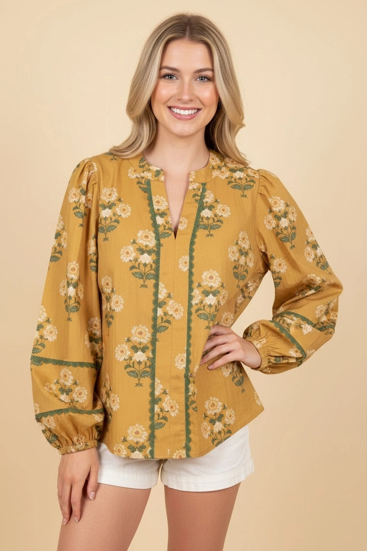 Marigold Meadow Blouse