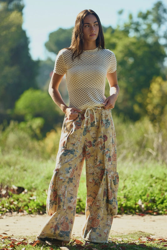 Sunshine Blossom Pocket Pants