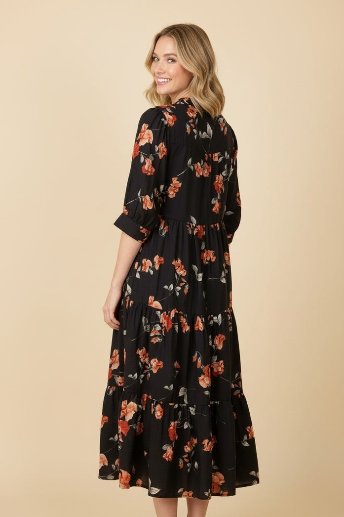 Peach Petal Dress