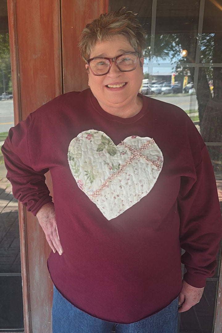 FGO Harmony Heart Quilt Sweatshirt
