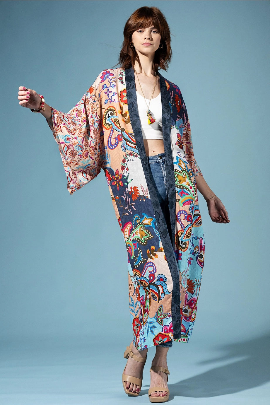 Harmony Horizon Long Kimono