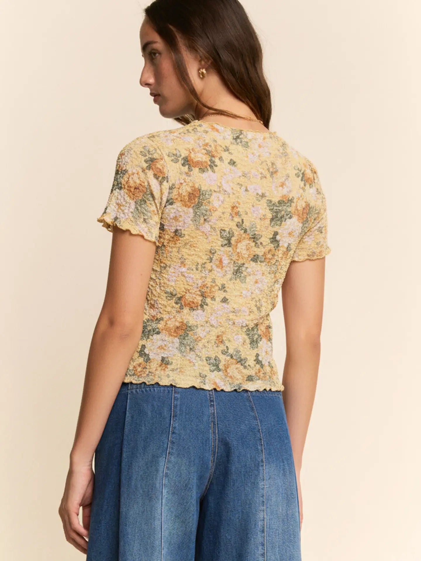 Sunshine Meadow Mesh Blouse