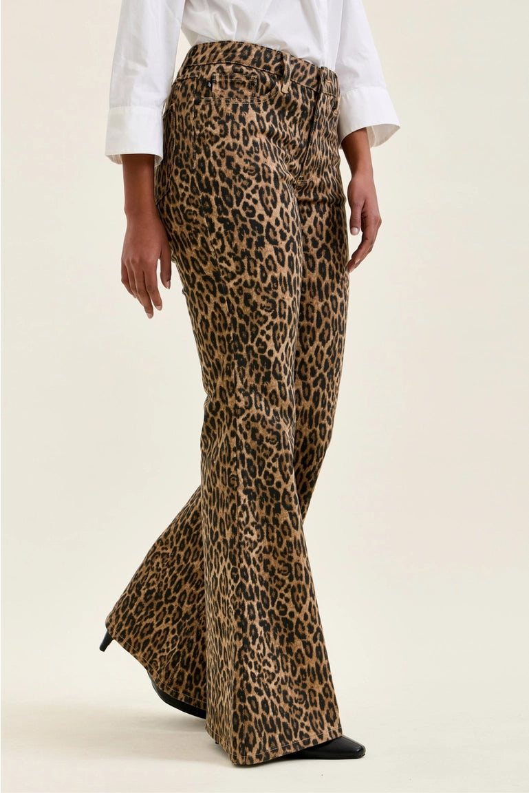 Jaqueline Flare Leopard Luxe Judy Blue Jeans