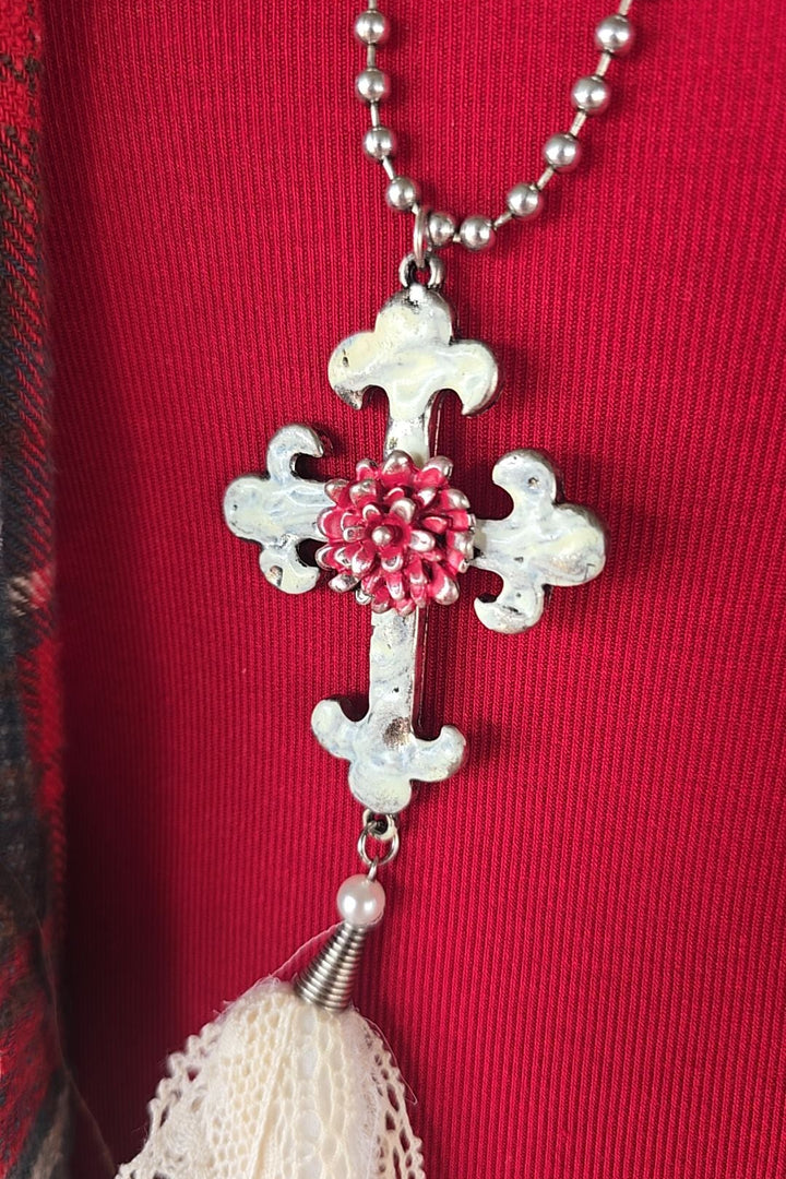 Antique Cross Necklace