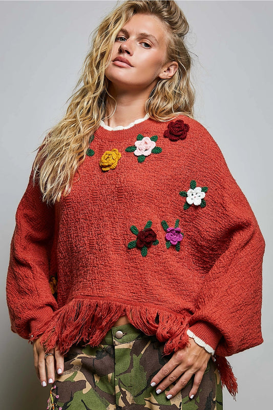 Spiced Chai Sweater Poncho