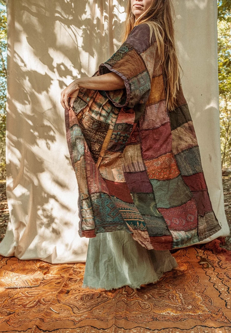Shadowed Garden Patchwork Duster