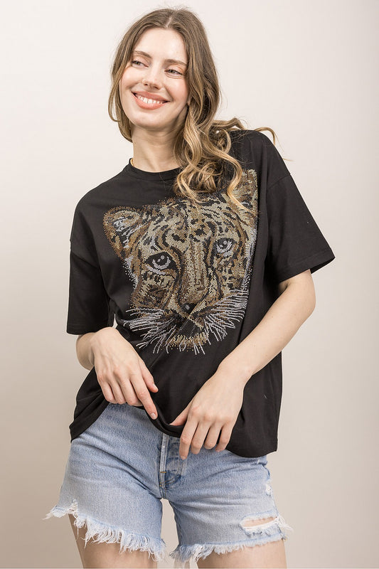 Sparkle And Spots Cheetah Tee