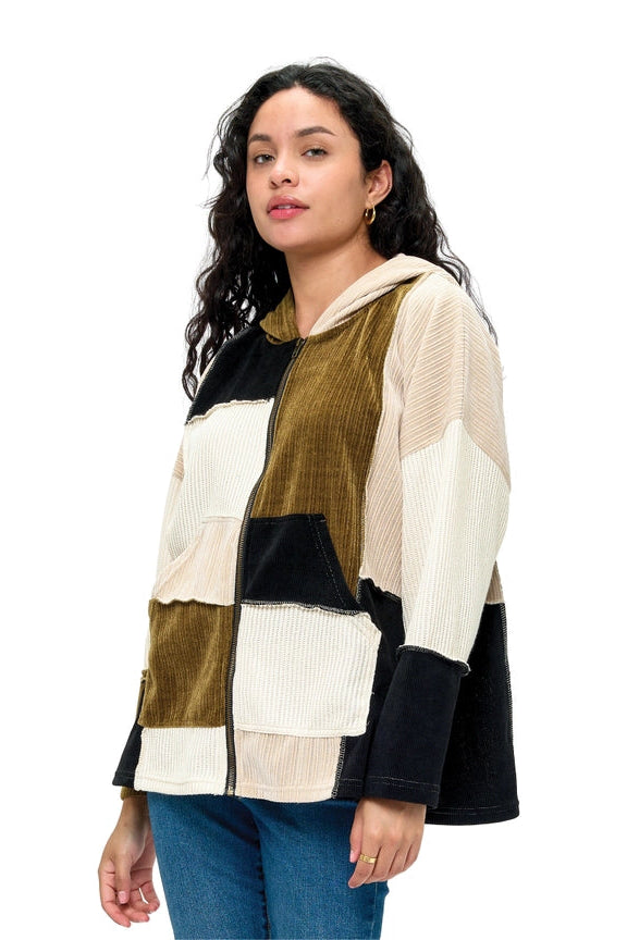 Earth & Ember Colorblock Jacket