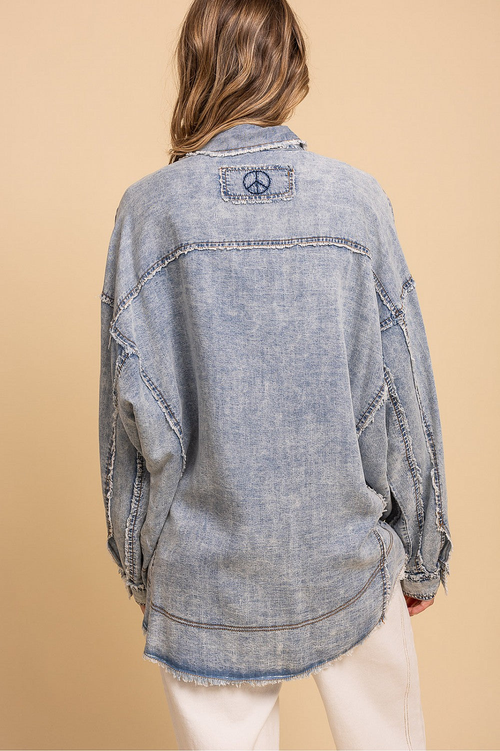 Classic Comfort Light Denim Top