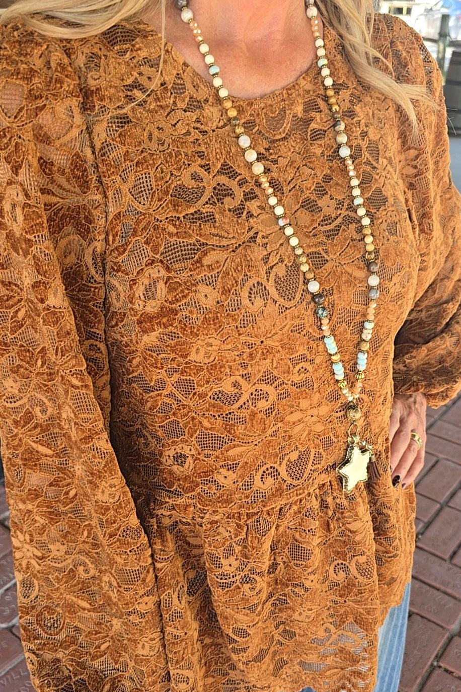 Golden Petal Blouse