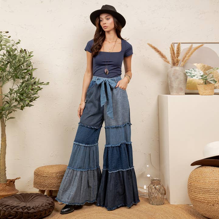 Bluebird Boho Cotton Pants