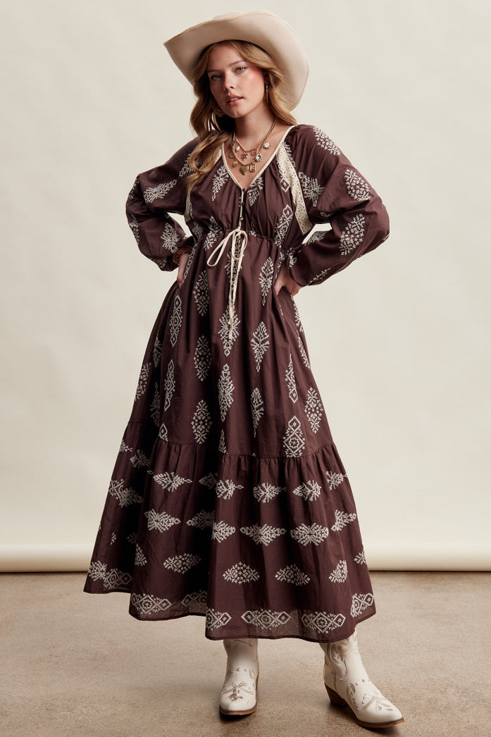 Country Manor Stitched Dress