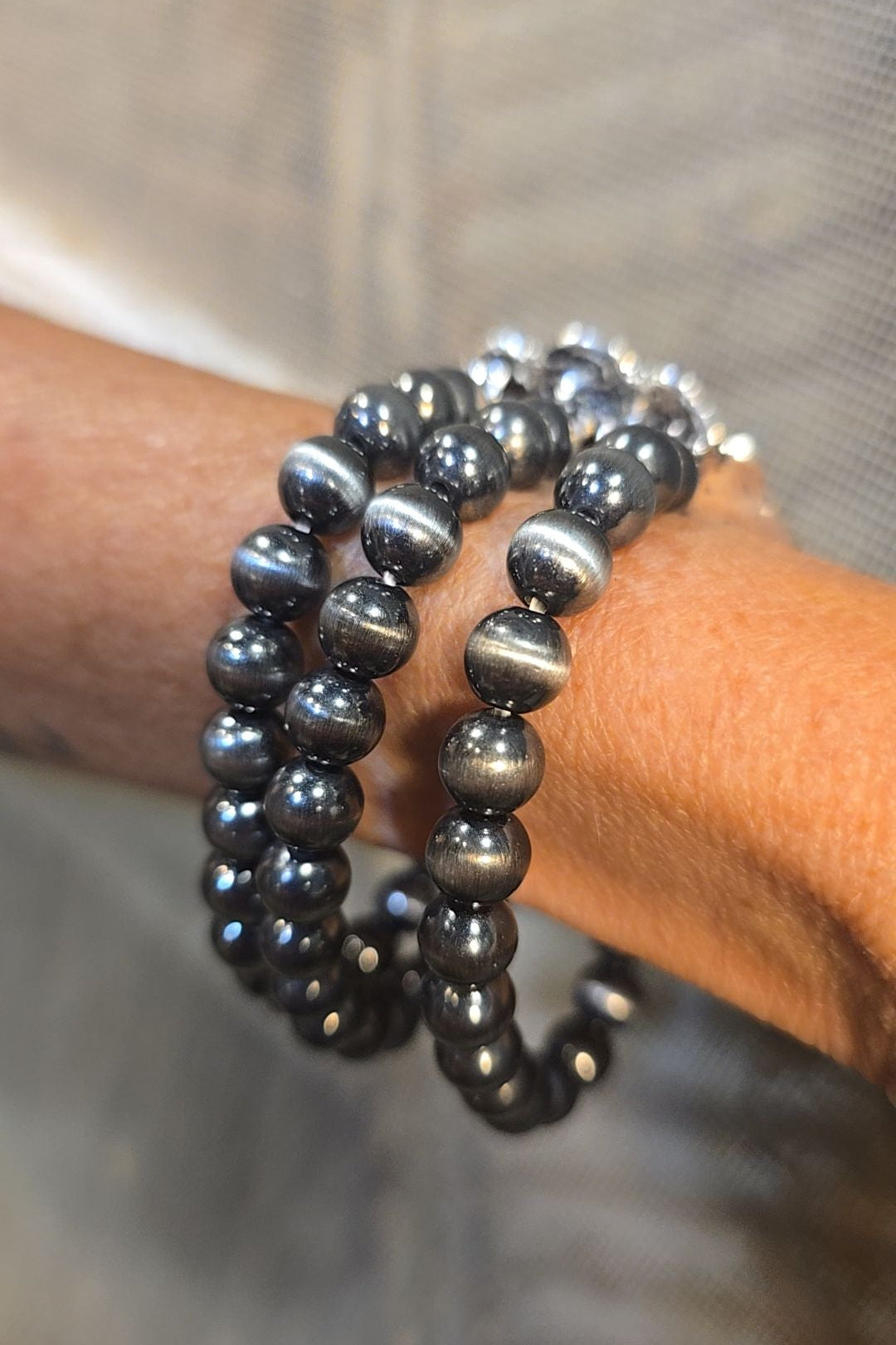 Savannah Silver Rose Bracelet