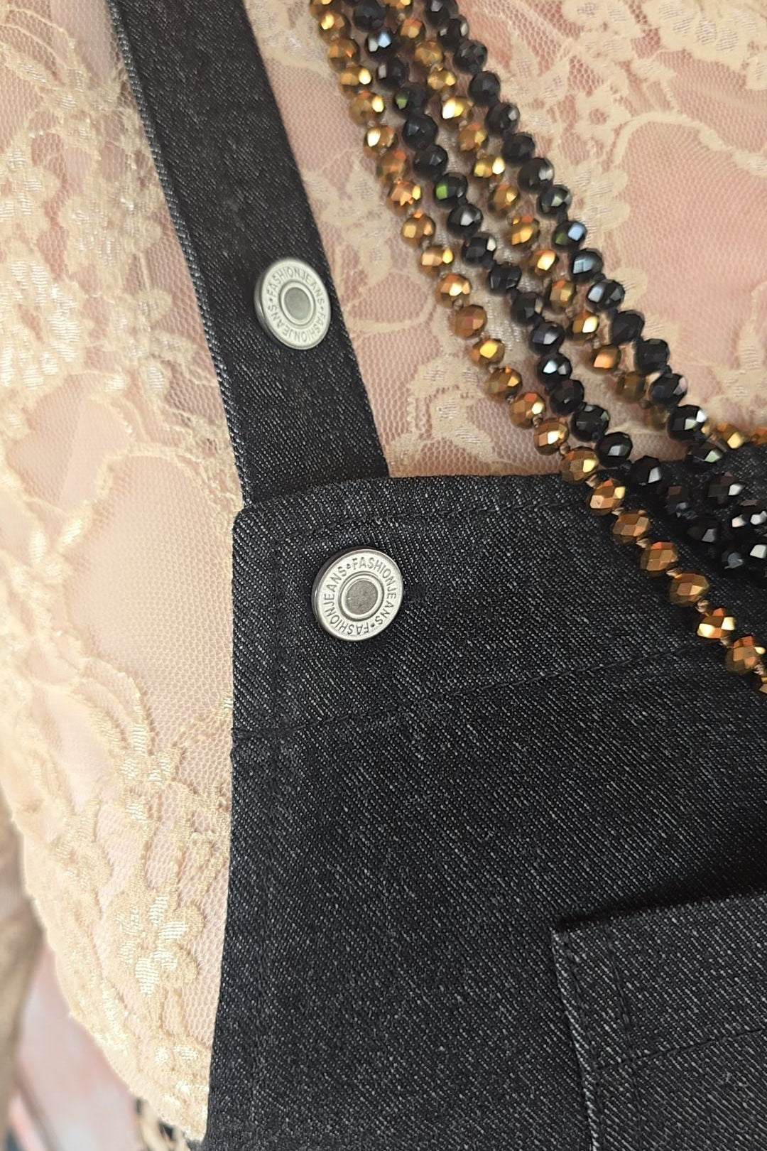 Spotted & Spoiled Overall Maxi Dress